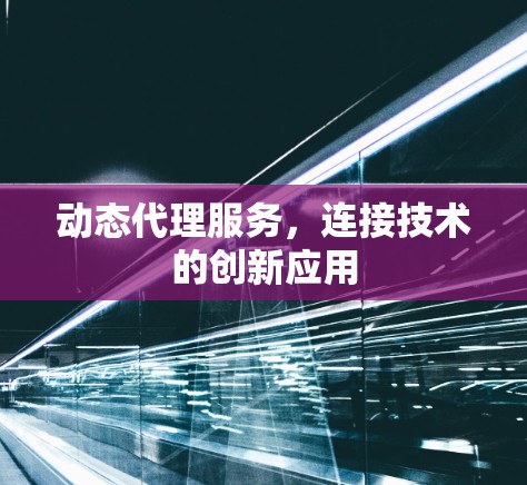 动态代理服务，连接技术的创新应用