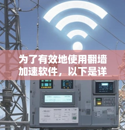 为了有效地使用翻墙加速软件，以下是详细的步骤指南