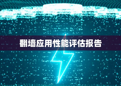 翻墙应用性能评估报告