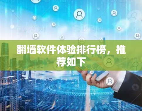 翻墙软件体验排行榜，推荐如下