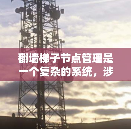 翻墙梯子节点管理是一个复杂的系统,涉及多个步骤和规则,用于控制和管理IP地址。以下是对翻墙梯子节点管理的详细说明 翻墙梯子节点管理是一个复杂的系统,涉及多个步骤和规则,用于控制和管理IP地址。以下是对翻墙梯子节点管理的详细说明