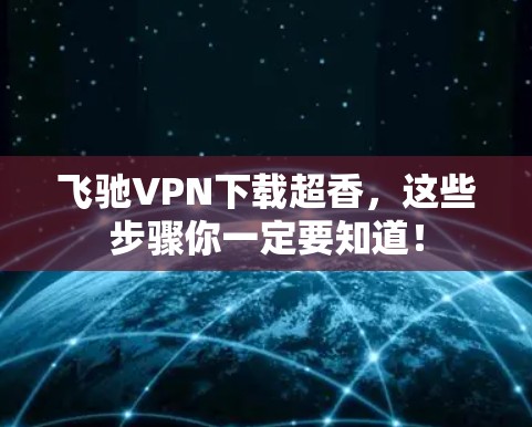 飞驰VPN下载超香，这些步骤你一定要知道！