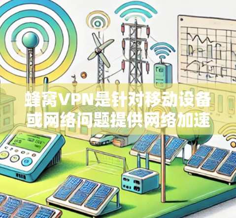 蜂窝VPN是针对移动设备或网络问题提供网络加速和VPN服务的综合工具。它主要提供以下功能