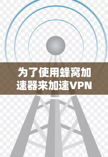 为了使用蜂窝加速器来加速VPN，您可以按照以下步骤进行