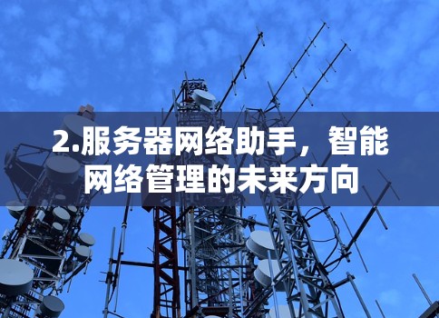 2.服务器网络助手，智能网络管理的未来方向