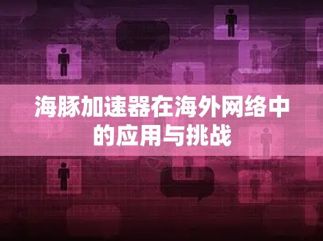 海豚加速器在海外网络中的应用与挑战