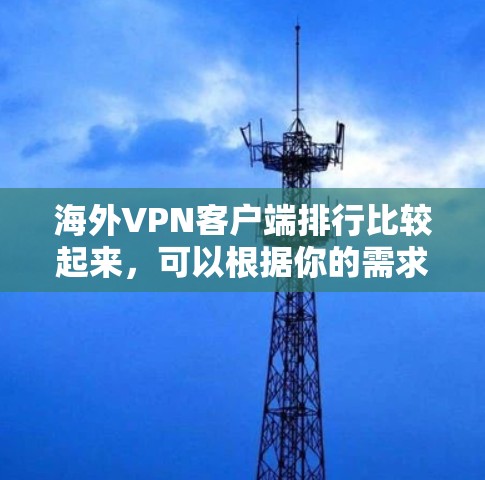 海外VPN客户端排行比较起来，可以根据你的需求和预算选择适合的客户端。以下是一些常见的VPN客户端和它们的特点